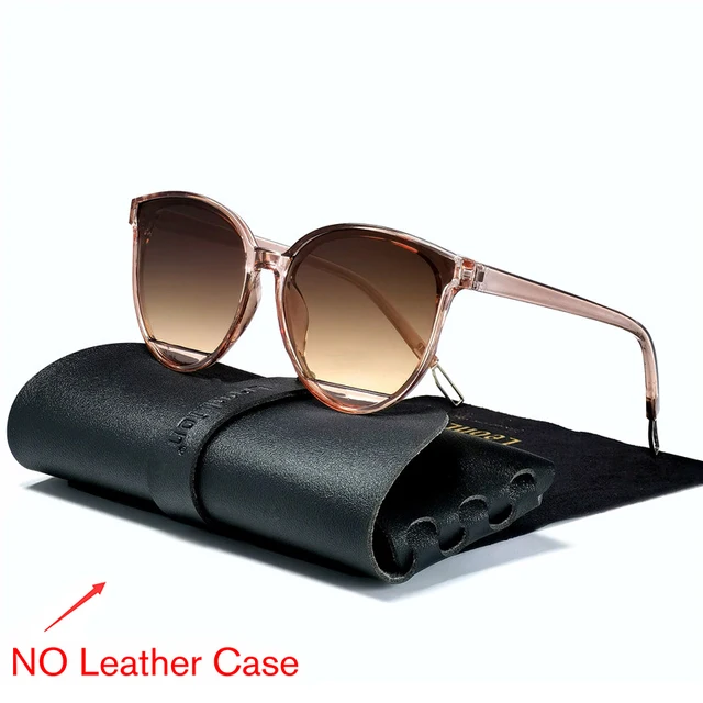 LeonLion 2022 Fashion Cateye Sunglasses Women Luxury Brand Glasses Women/Men Vintage Eyewear Women Oculos De Sol Feminino UV400 TeaTea