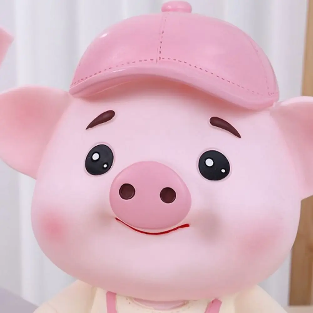 Creative Large Capacity Pig Savings Can Cartoon Anti-fall Animal Piggy Bank Cute Cartoon Piggy Bank Desktop 4