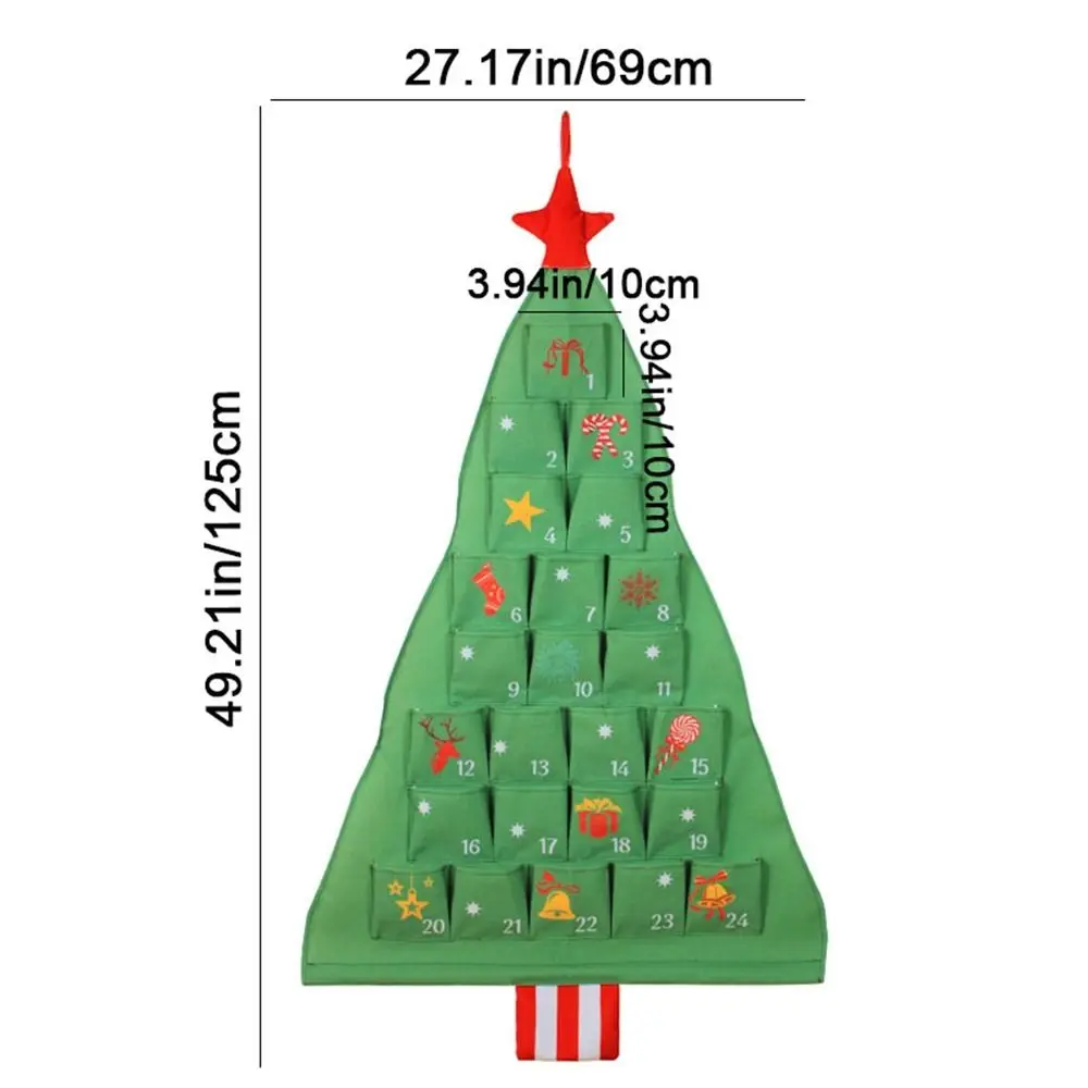 Oxford Cloth Christmas Tree Storage Bags Decorative Foldable Wall Mounted Storage Bags Moisture-proof Waterproof