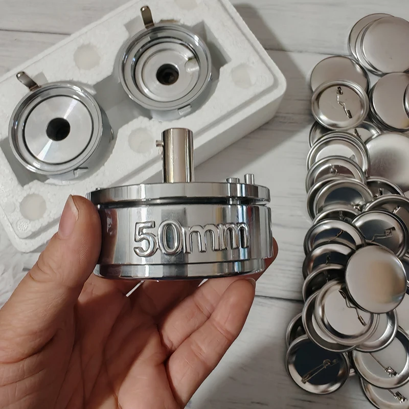 Round 2" 50mm Interchangeable Die Mould for New Pro Badge Machine Button Maker both Fit N3&N4 Button Machine