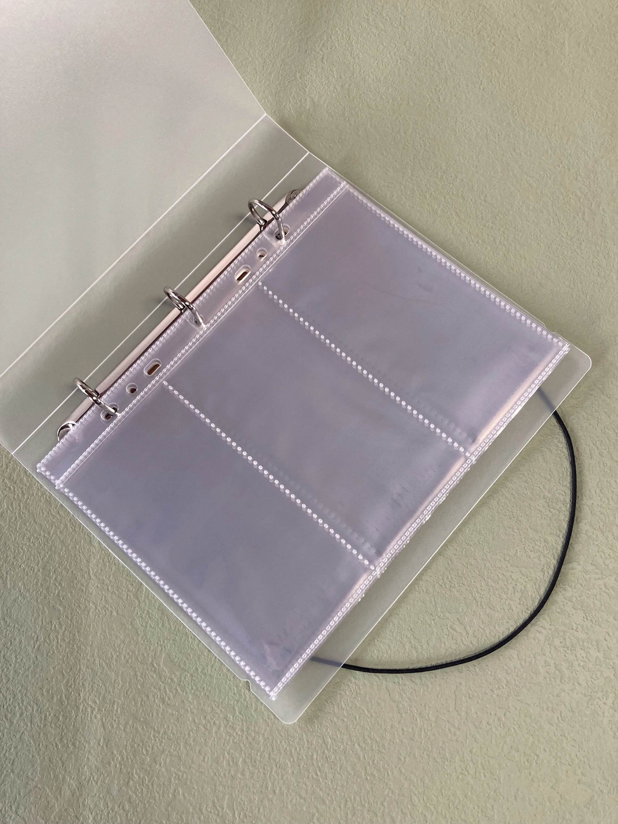  Postcard Album/Wallet with 20 Transparent Pages