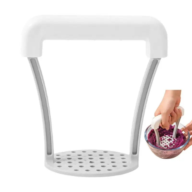 

Potato Presser Masher Food Crusher With Handle Baby Food Pressing Garlic Crusher Potato Ricer Vegetable Masher Cooking Utensil
