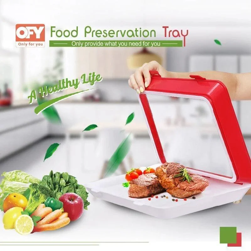 Creative Food Preservation Tray Food Fresh Keeping Fresh Spacer Organizer Preservate Refrigerator Storage Dropshipping