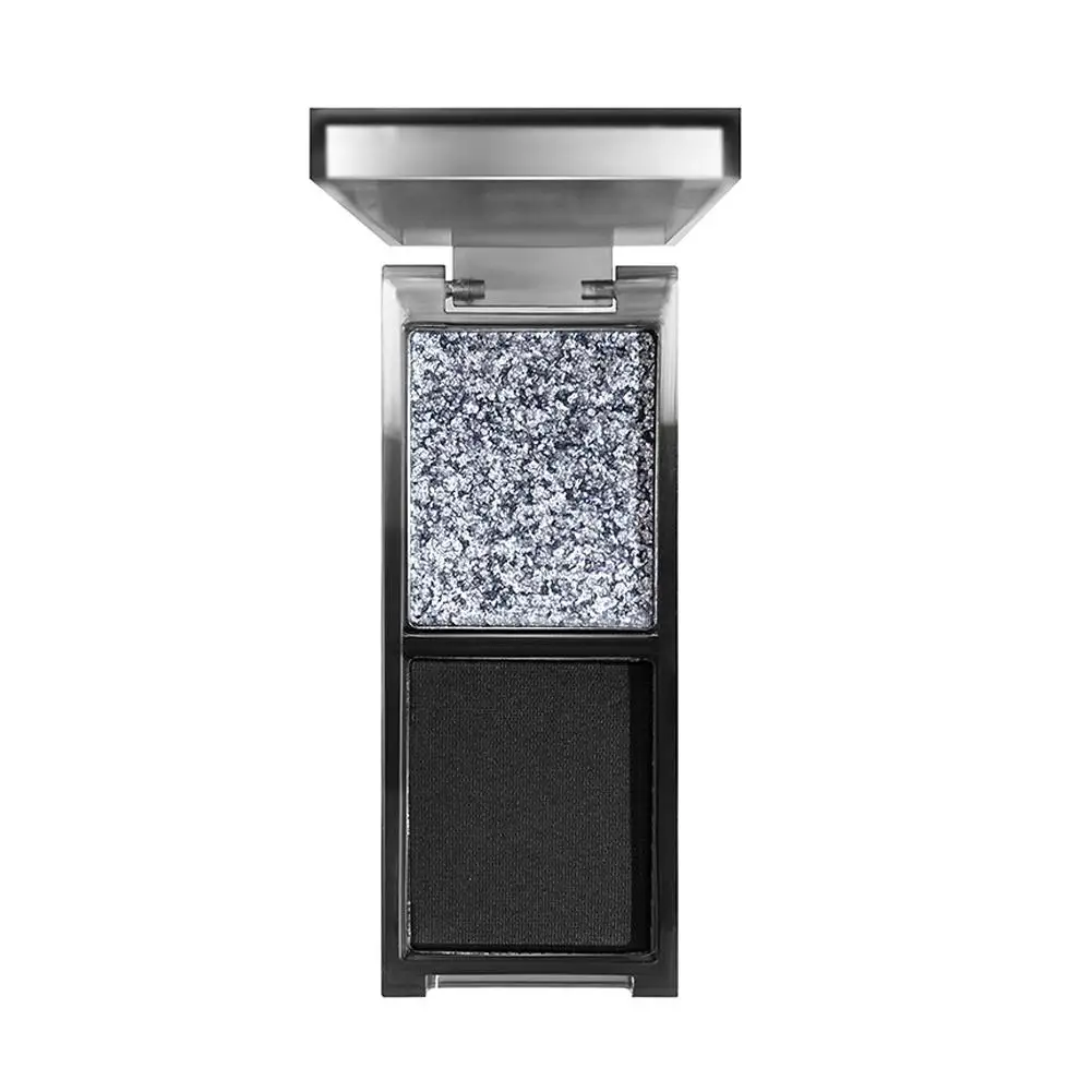 פלטת צלליות לעיניים בצבע שחור מאט, אדום כהה, כסף, ברק, מאט, מעושן, הדגשת צלליות לאיפור