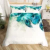 Peacock Duvet Cover Set King Size Floral Pattern Bedding Set Retro Peacock Feather Floral Theme Comforter Cover Luxury Quilt Set 5