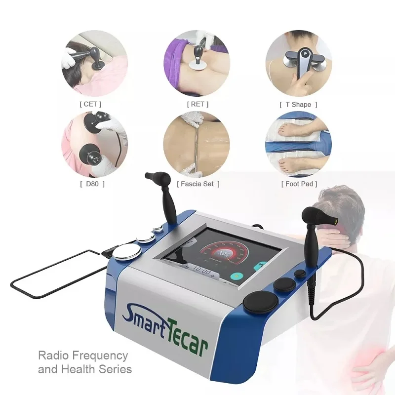 Professional Tecar Therapy Diathermy Machine RET CET RF Body Pain Relief Equipment for Clinics and Sport Use 6