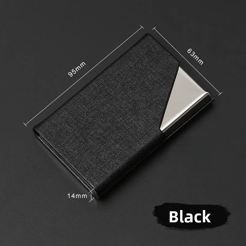 여성용, 남성용 명함 케이스 1개, 휴대용 명함 상자, 초박형 카드 보관함