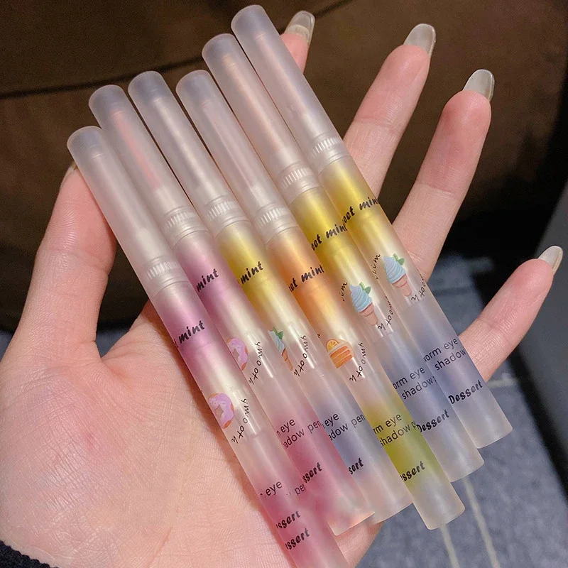 7Colors Diamond Lying Silkworm Pen Matte Eyeliner Gel Pen Makeup Eyeshadow Stick Liquid Nude Shadow Waterproof Highlight liquid eyeliner eyeshadow stick eyeshadow pen makeup pen eyeshadow eyeliner matte eyeshadow liquid eyeshadow