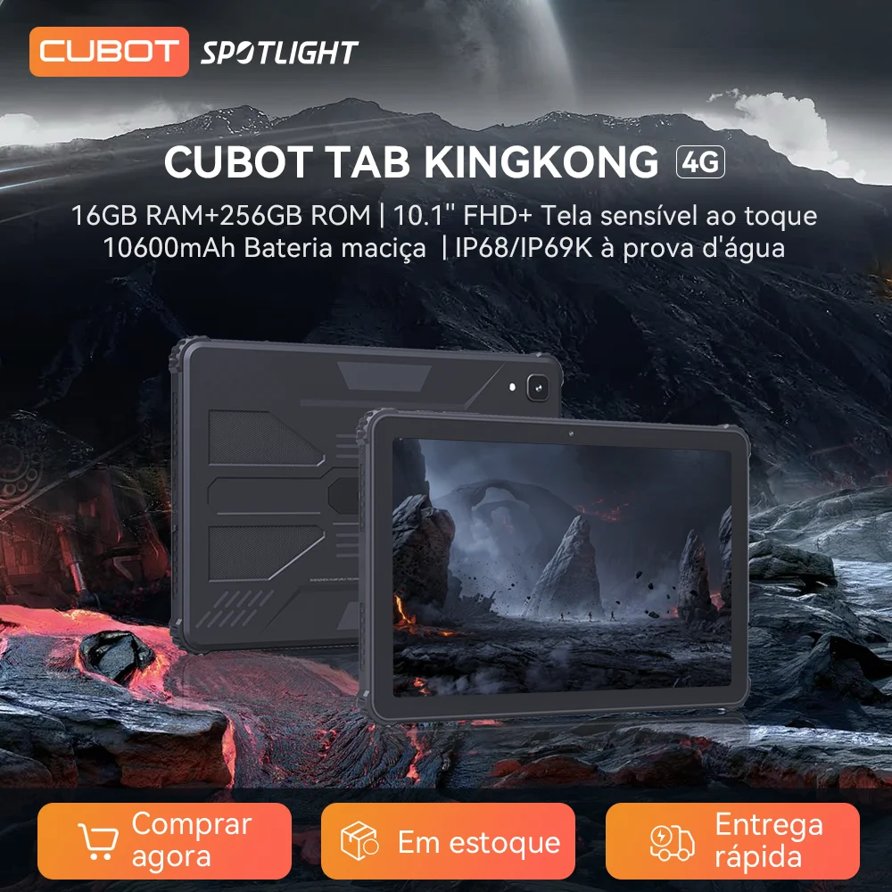 Cubot TAB KINGKONG, tablet robusto, tablette Android 13, IP68 à