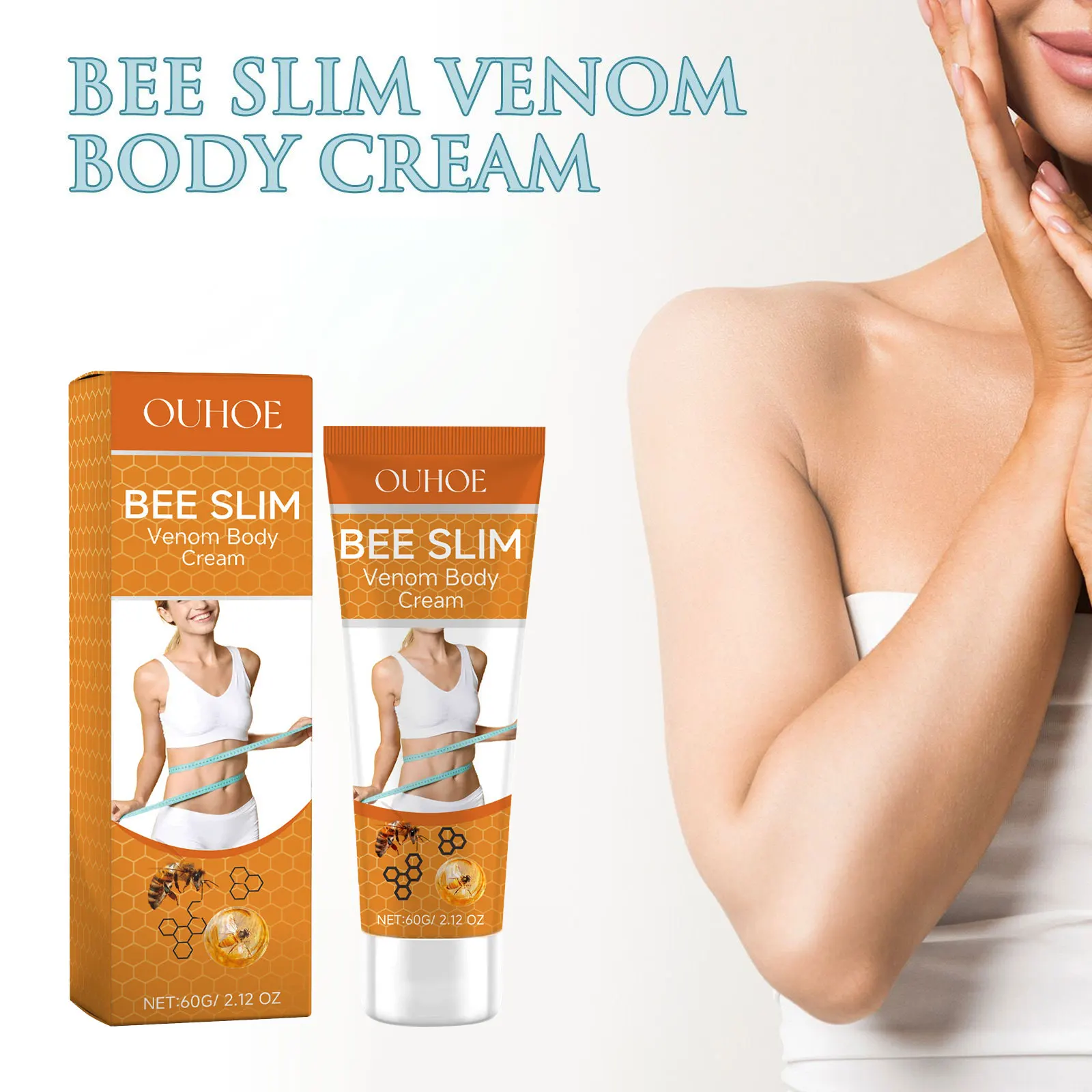 Weight Loss Cream For Stomach Thigh Arm Belly Body Shaping Sculpting Lifting Firming Fat Burner Anti Cellulite Bee Venom Lotion