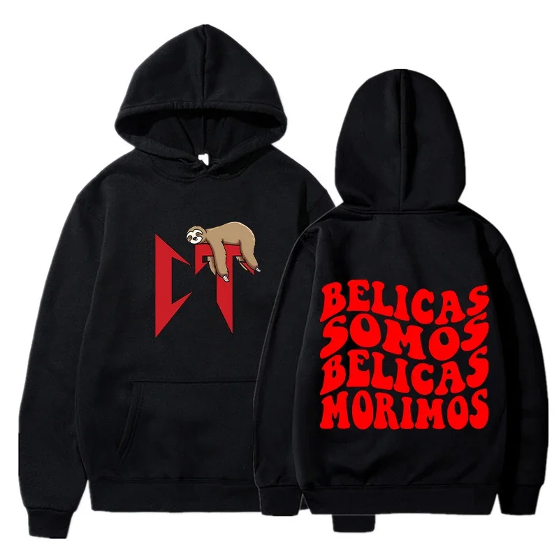 

Толстовки Belicas Somos, Morimos, мужские модные толстовки, женские повседневные пуловеры с капюшоном в стиле Харадзюку