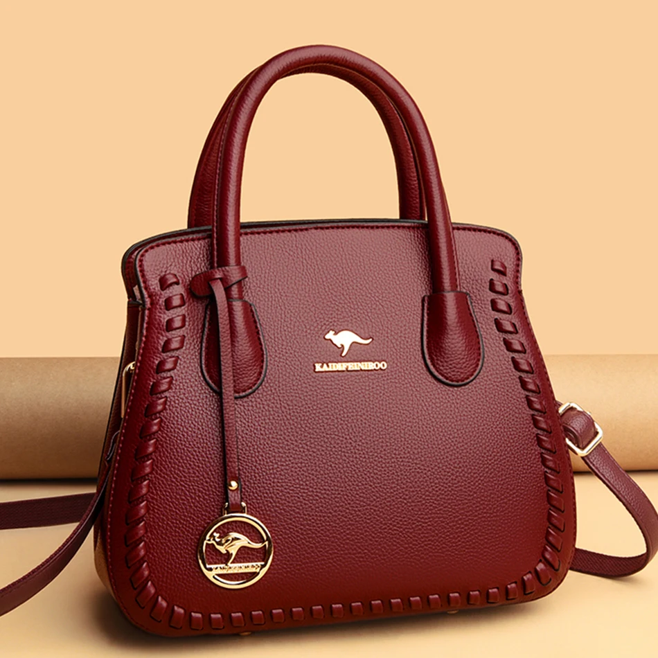 High Quality Leather Handbags Purses Women Bags Designer Ladies