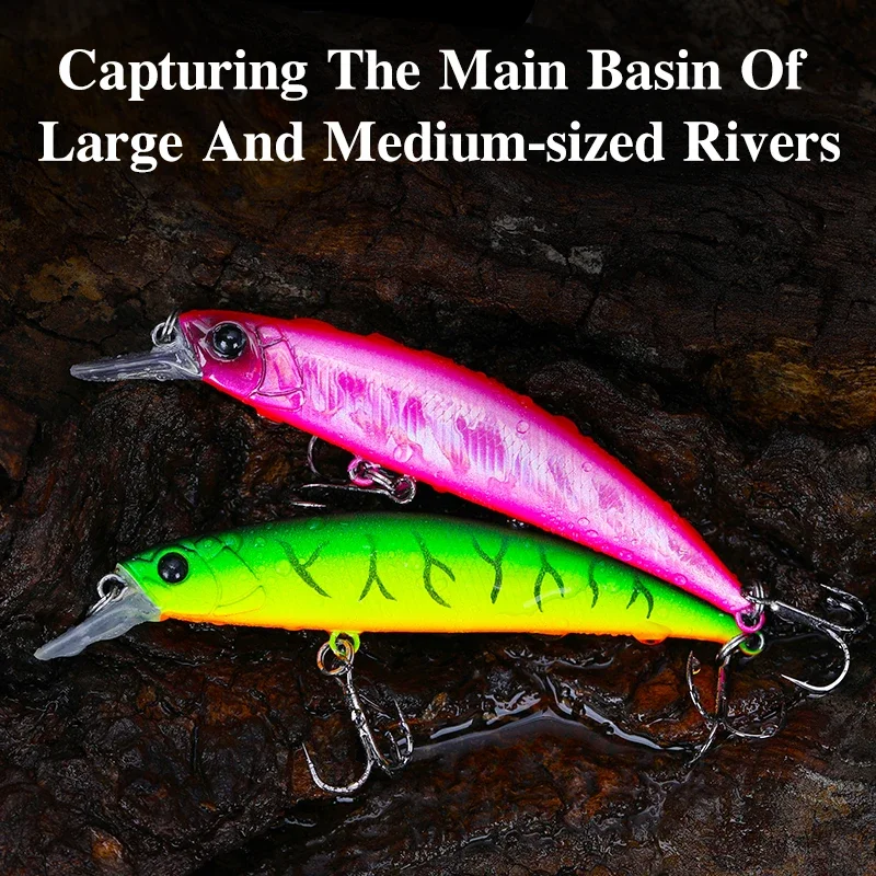 TSURINOYA 80S 12g Sinking Minnow Angelköder DW96 8cm Große Forelle Hecht Rockfish Harter Köder Jerkbait Süßwasser Salzwasser Wobbler