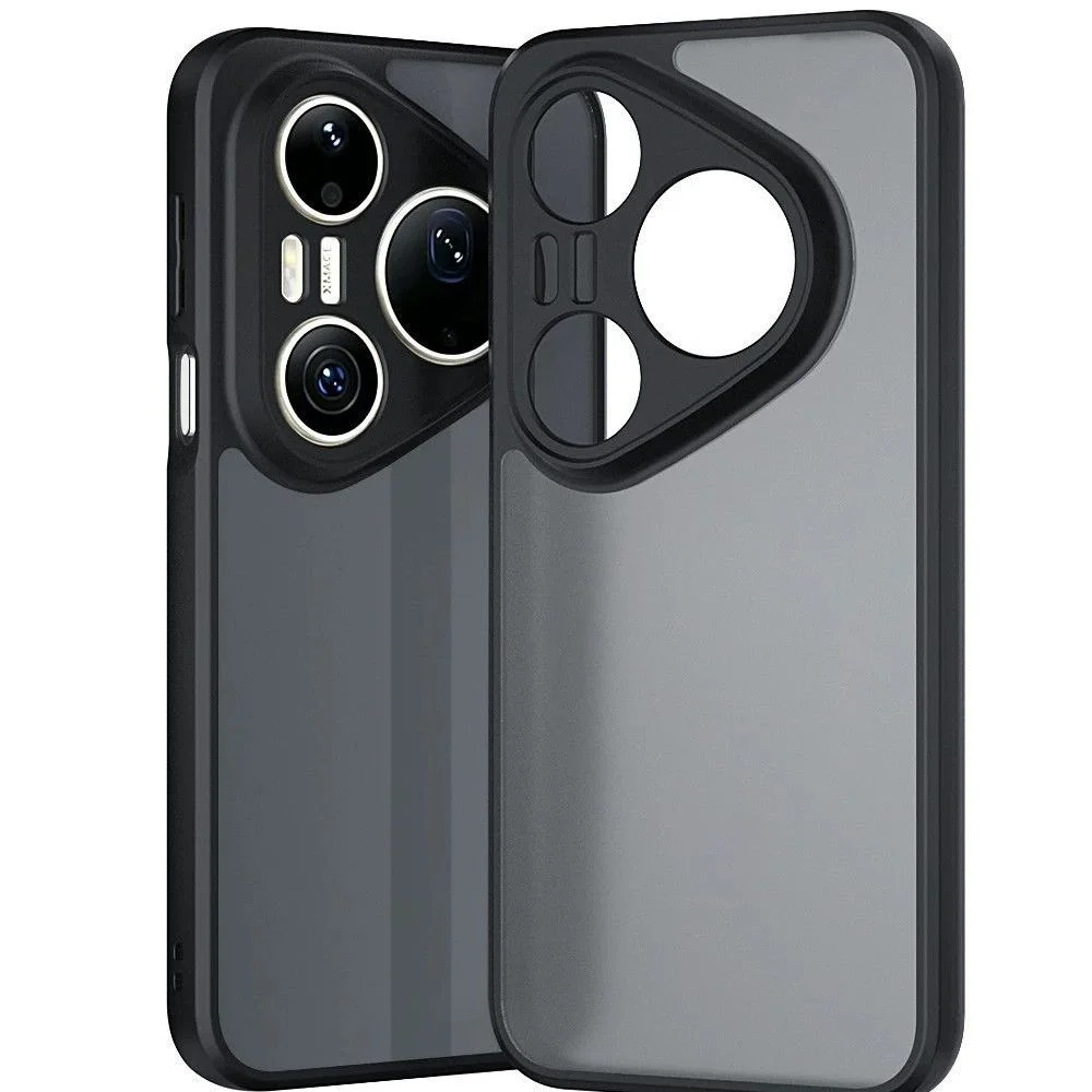 Sleek Frosted Soft Frame TPU Shockproof Case - Ultra-Thin Design
