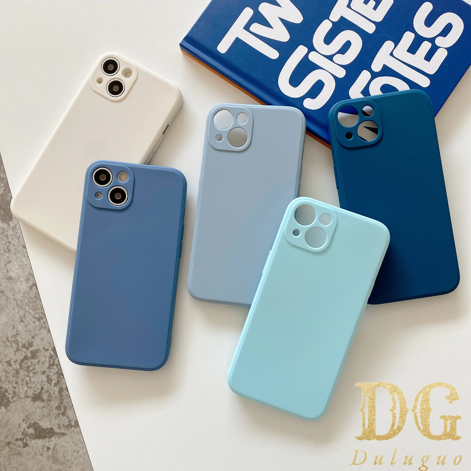 Quadrato Caramelle Cassa Del Telefono In Silicone Per Iphone 13 Pro Max 12 Pro Max 12 13 Mini 11 12 13 Pro Xs Max Xr 7P 8P Se2020 Sottile Copertina Mo