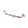Self-adhesive Towel Holder Rack Wall Mounted Towel Hanger Bathroom Towel Bar Shelf Roll Holder Hanging Hook Bathroom Organizer 6