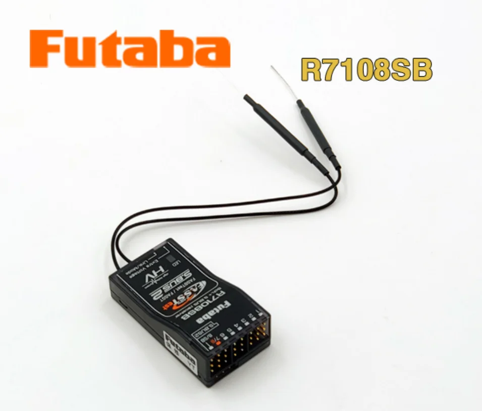 

Оригинальный Futaba R7108SB S.Bus2 SBUS FASSTest приемник 14SG/18MZ/18SZ для 16IZ передатчик RC FPV гоночные Запчасти Аксессуары