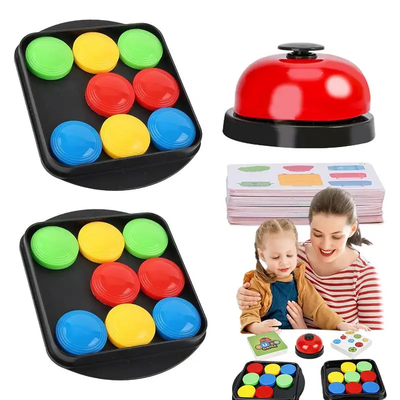 

Table Board Game Color Matching Puzzle Early Education Fun Board Game Toys Interactive For 3 Boys Girls