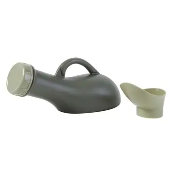 1000ml Mobile Urinal Toilet Spill Proof Wide Mouth Toilet Pee Bottle with Cap Urinal Storage Car Urine Bottle Outdoor Camping