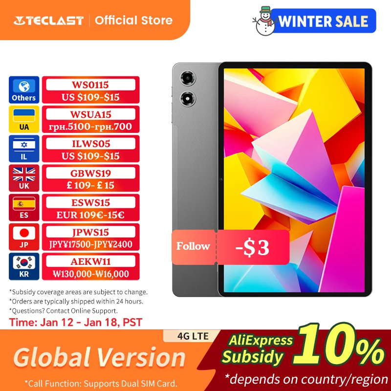 New Teclast T50 Plus Android 15 Tablet 11