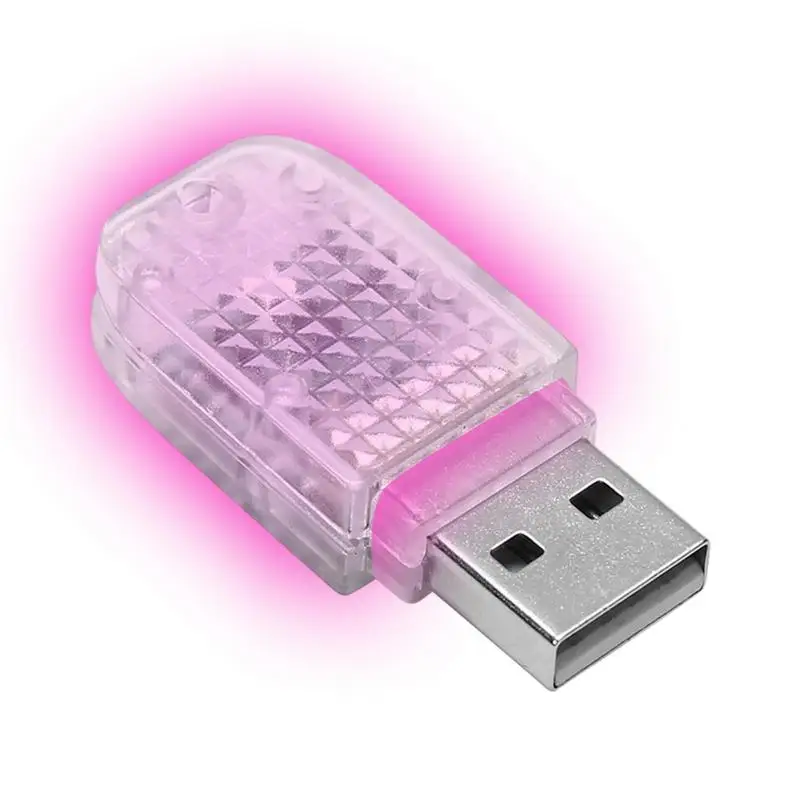 

Car USB Light Auto Mini LED Light USB Lights Mini LED Light With Atmospheric Light Group Design Voice Sensor And Automatic