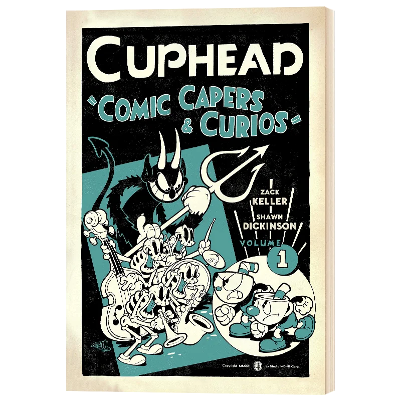 

Комикс капкейеры и сувениры Cuphead Том 1, детские книги на английском языке для детей 9, 10, 11, 12 лет, графические романы 9781506712482