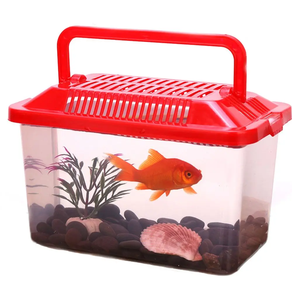 Portable Transparen Feeding Aquarium fish aquarium