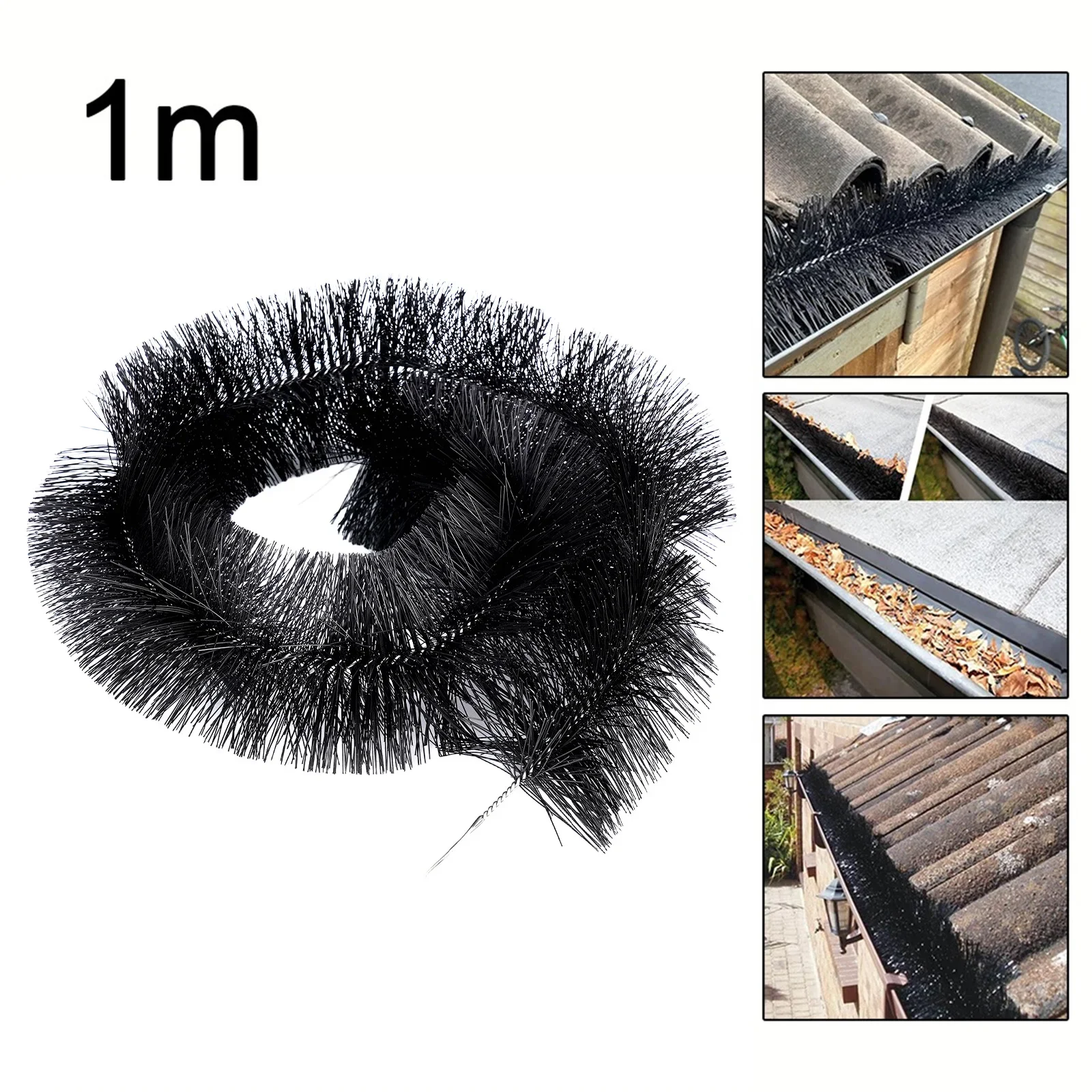Gutter Brush Brush Fishponds Gardens Gutters Clean Heavy Duty Twig Filter Stainless Steel Wire Core Most Gutters