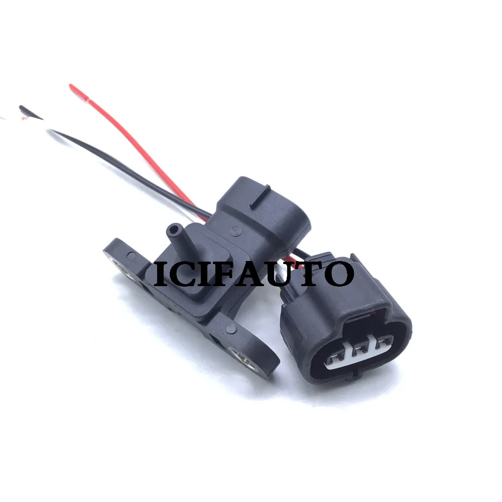 

RF7j18211 RF7J-18-211 Intake Absolute Pressure Sensor Map With Connector For Mazda 2.0 & 2.2 Diesel 3 5 6 CX-7