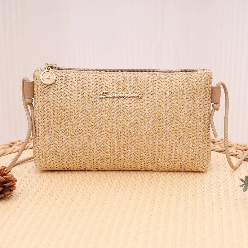 حقيبة كتف رعوية جديدة وبسيطة للنساء، حقيبة كتف عصر...