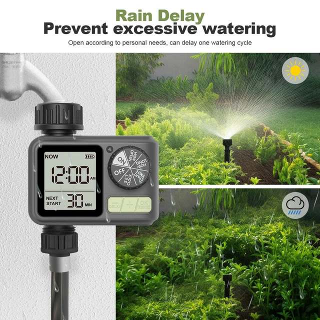 Eshico HCT-M05 Automatic Water Timer 2024 Eshico Newest Sprinkler Smaller and Easy to Installation 4.72 x 3.94 x 2.56 inches 5