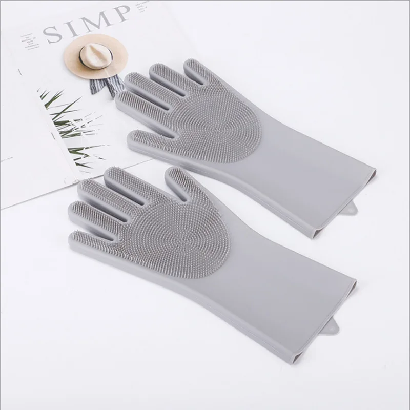 Silicone Multifunctional Heat-Resistant Dishwashing and Cleaning Gloves