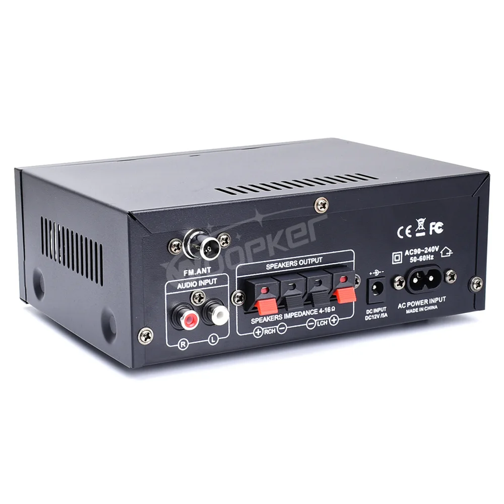 AK45 800W Home Power Amplifier 2 Channel Bluetooth 5.0 Mini Hifi Digital  Stereo Sound Amplifier Support FM USB Mic for Home Car - AliExpress