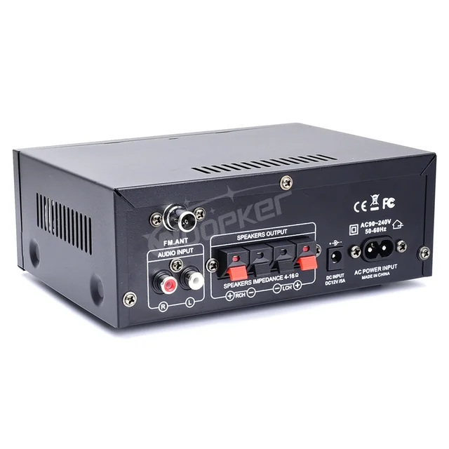 Woopker AK45 HiFi Digital Amplifier – 90Wx2 Bluetooth Surround Sound for Home & Car 6