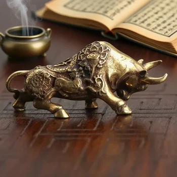 Brass Bullfighting Desk Statue 1