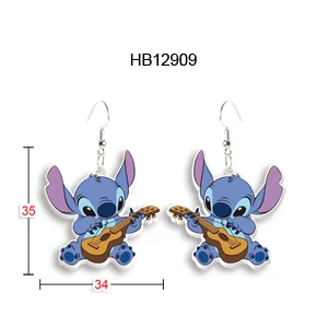 Boucles d'oreilles Disney Star Baby Stitch, boucles d'oreilles en  acrylique, adaptées aux événements de fête pour enfants - AliExpress