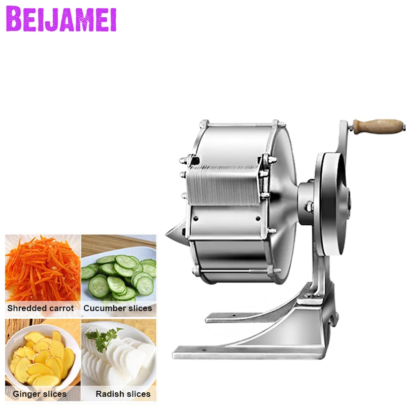Beijamei Commercial Potato Carrot Slicer Slicing Machine Manual