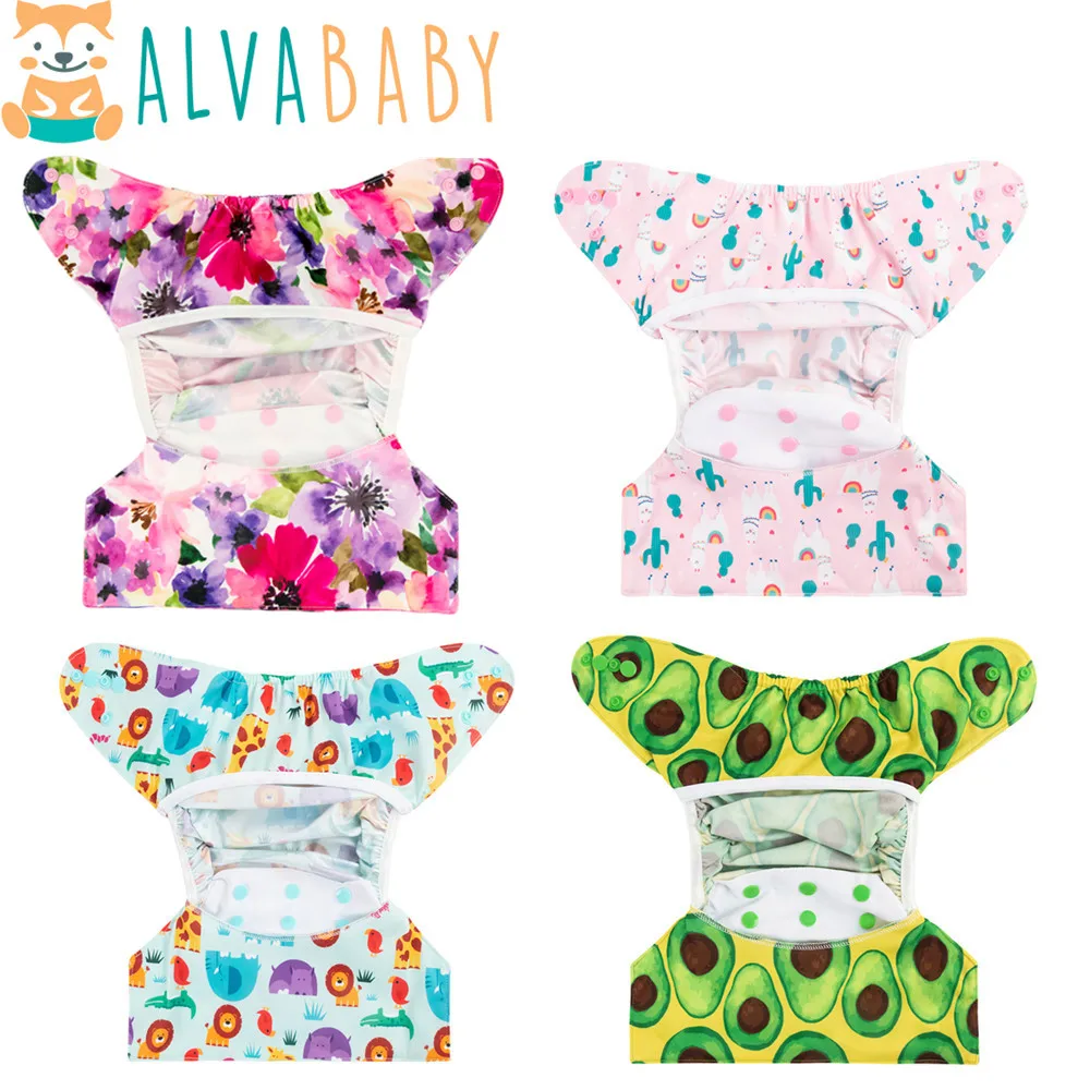 U Pick ALVABABY Diaper Cover Reusable Baby Nappy Cover Easy to Use Cover for Baby 3-15kg