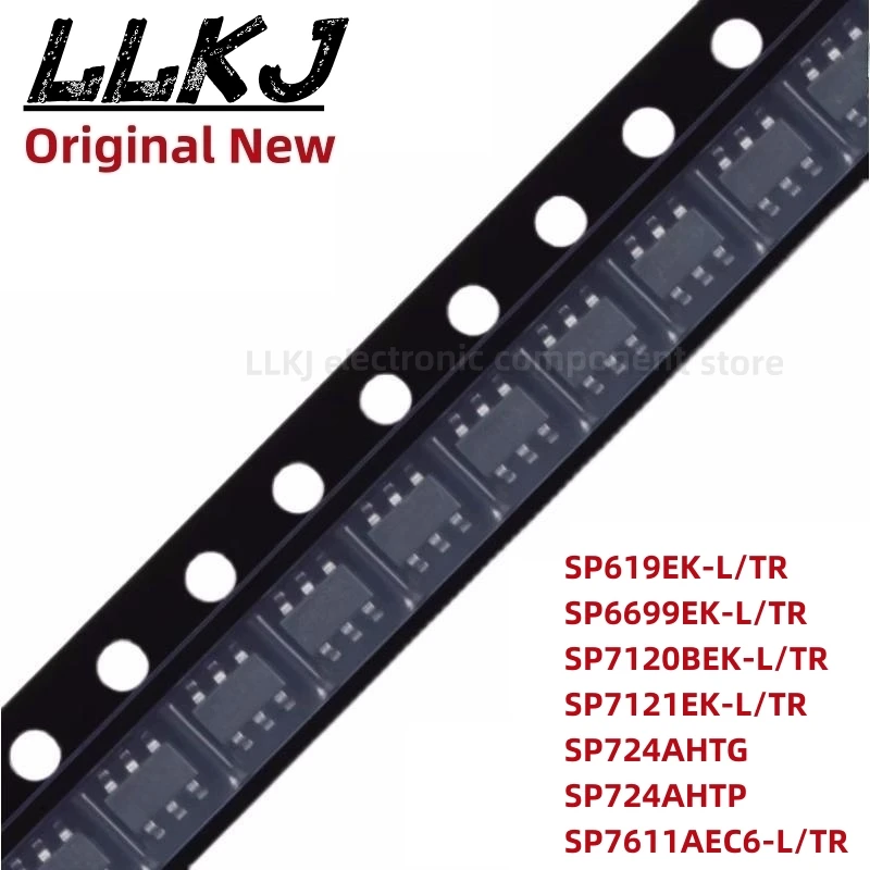

1pcs SP619 6699 7121EK 7120BEK 7611AEC6-L/TR 724AHTG AHTP SOT23-6 Chipset