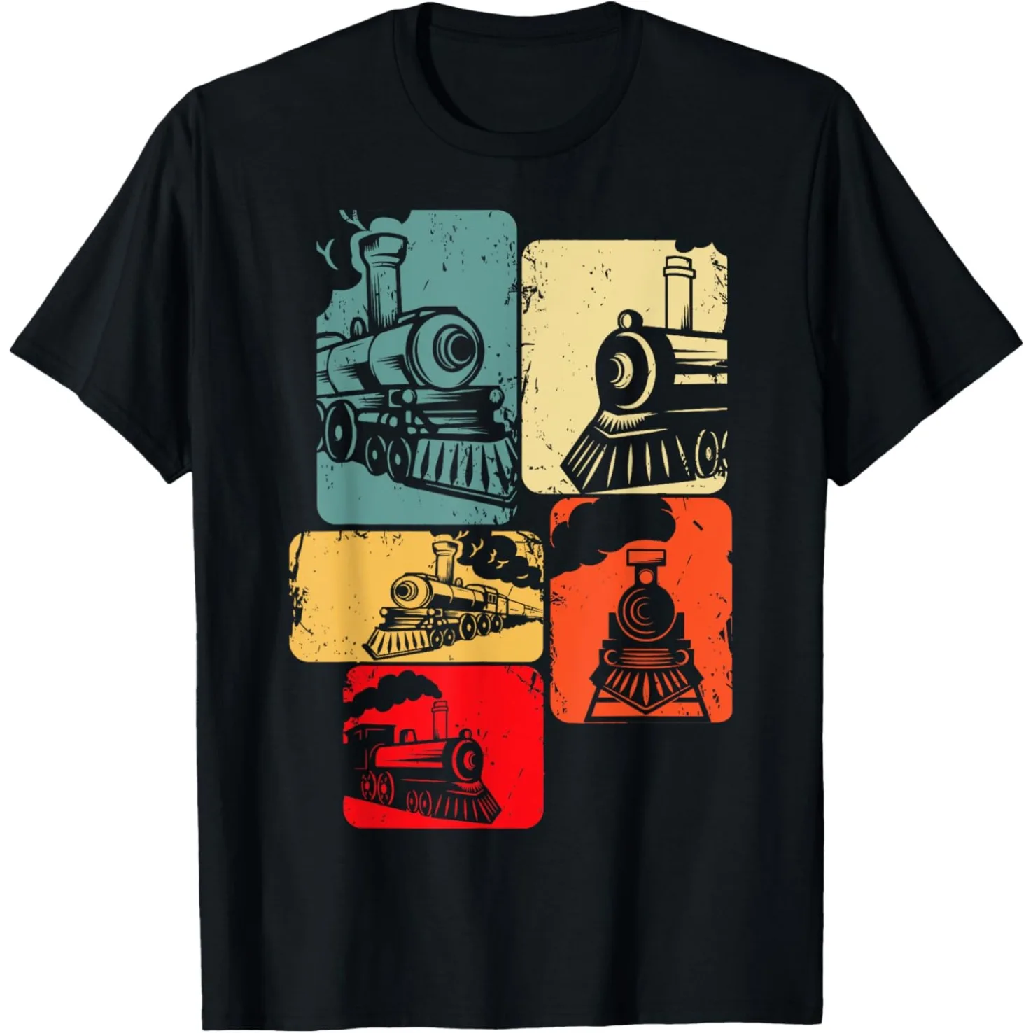 Zug Eisenbahn Ingenieur Eisenbahn Dampf Zug Leiter T Shirts Männer Humor Streetwear T Kurzarm Unisex Lose Kleidung