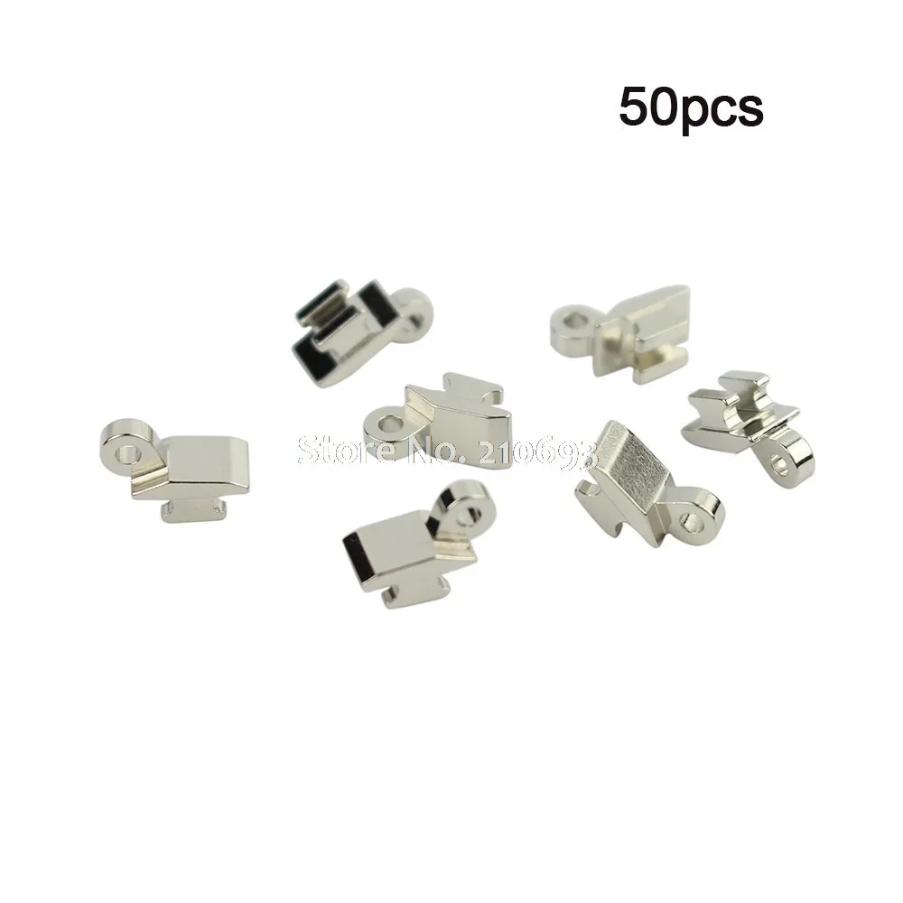 50pcs single hinge teeth plastic frame front hinge replacement