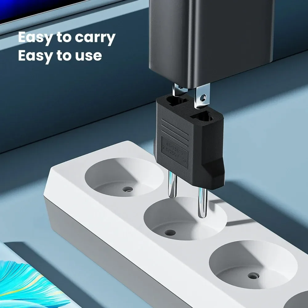 Electrical Plug Adapter US To EU Korea European Power Adaptor Travel Converter American China To Europe KR 3/5/10Pcs