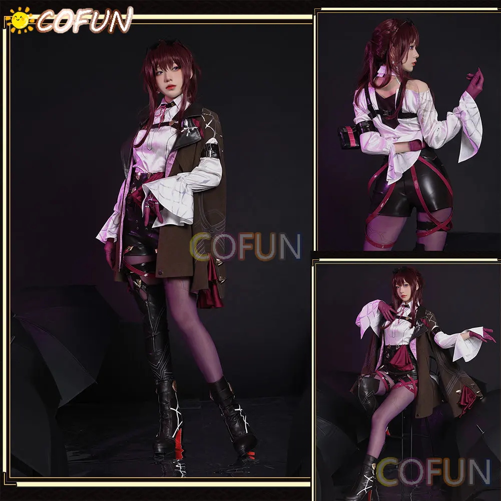 

COFUN Game Honkai:Star Rail Kafka Cosplay Costume Halloween Outfits Women New Suit Uniform