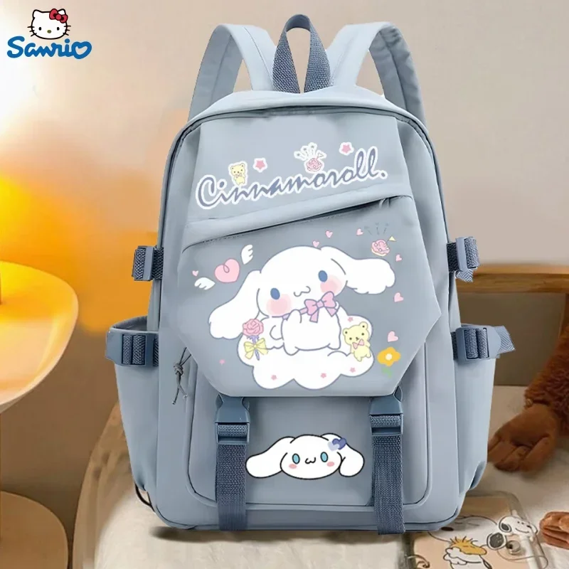 

Школьный ранец Sanrio Cinnamoroll Babycinnamoroll, вместительный красивый рюкзак для студентов, милый рюкзак для мальчиков и девочек