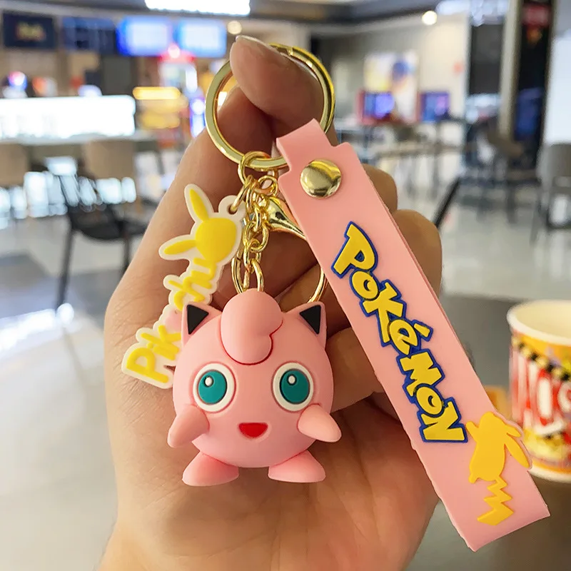 Pokémon-Plüsch-Schlüsselanhänger – Pikachu, Squirtle, Jigglypuff, Bulbasaur, Psyduck! Stilvolle Ergänzungen für Ihre Tasche und Autoschlüssel! – Detail 7