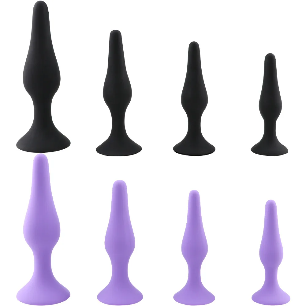 Tanie S/M/L/XL silikonowe korek analny Butt Plug Anus stymulacja prostaty masaż zabawki erotyczne sklep