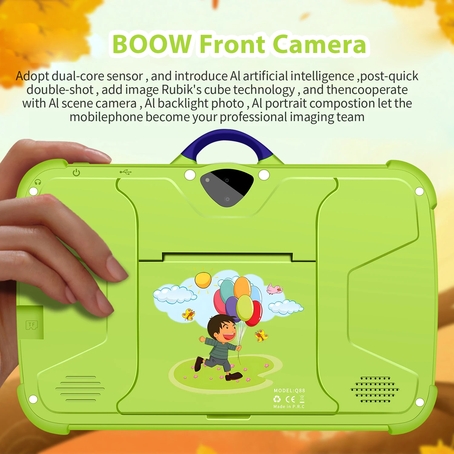 New 7 Inch Kids Tablet Quad Core 4GB RAM 64GB ROM Google Play Android Tablets WiFi Bluetooth Cheap And Simple Children's gifts 3