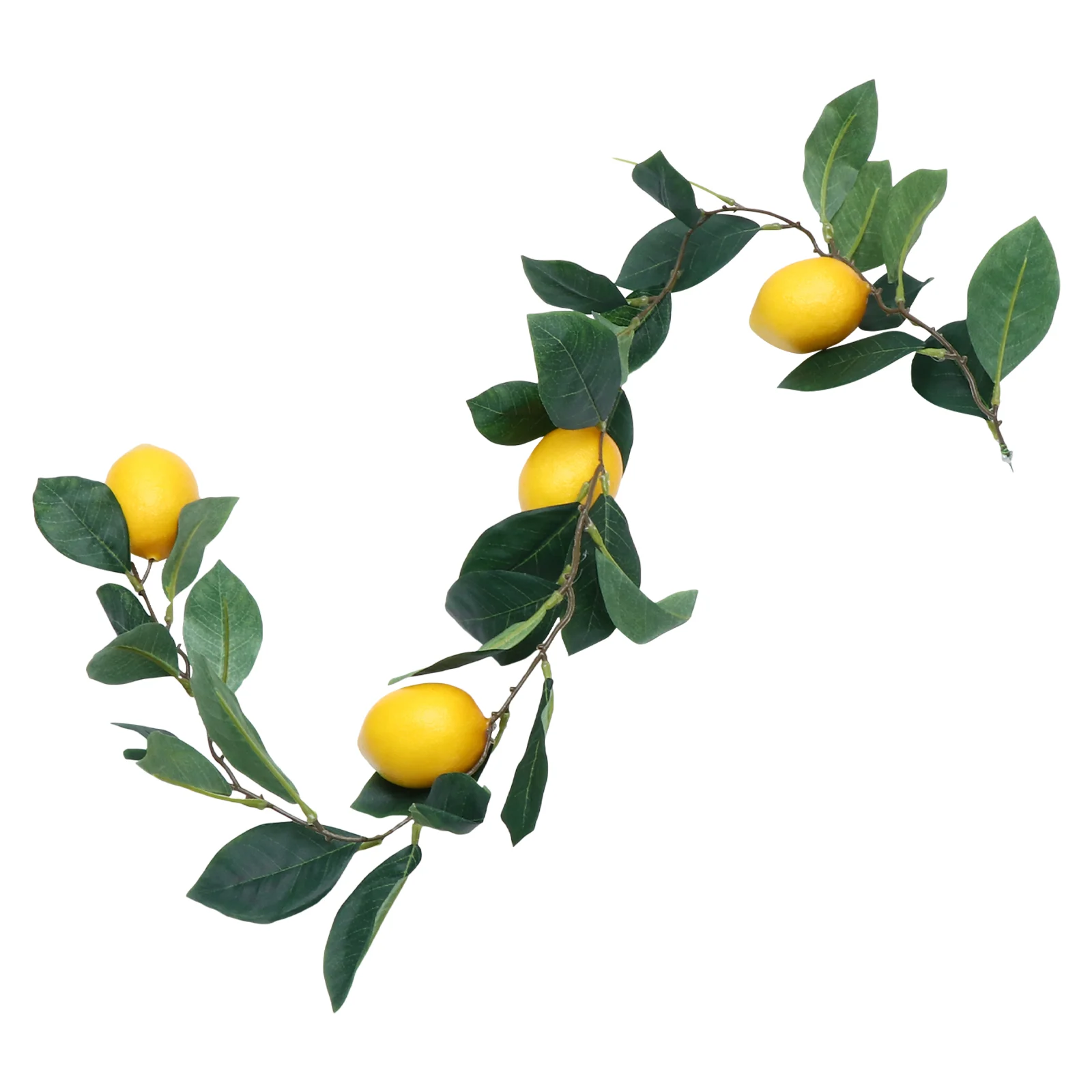 

Simulation Lemon Rattan Hanging Adornment Photo Ornament Decoration Plastic Fruit Prop