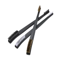 3Pcs/set Mini Stainless Steel Remove Rust Brushes Mini Brass Cleaning Polishing Detail Metal Brushes Clean Tools Home Kits 2