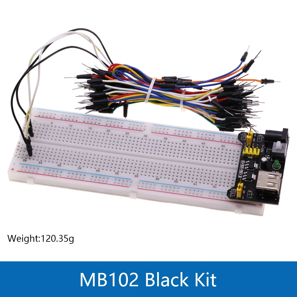 Aufrichtige MB-102 mb102 Steck brett 830 Punkt löt freie Leiterplatte Brot brett Test entwickeln Dupont Line DIY Kit für Arduino Labor – Detail 3